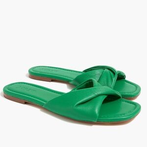 J. Crew Twisted Slide Sandals